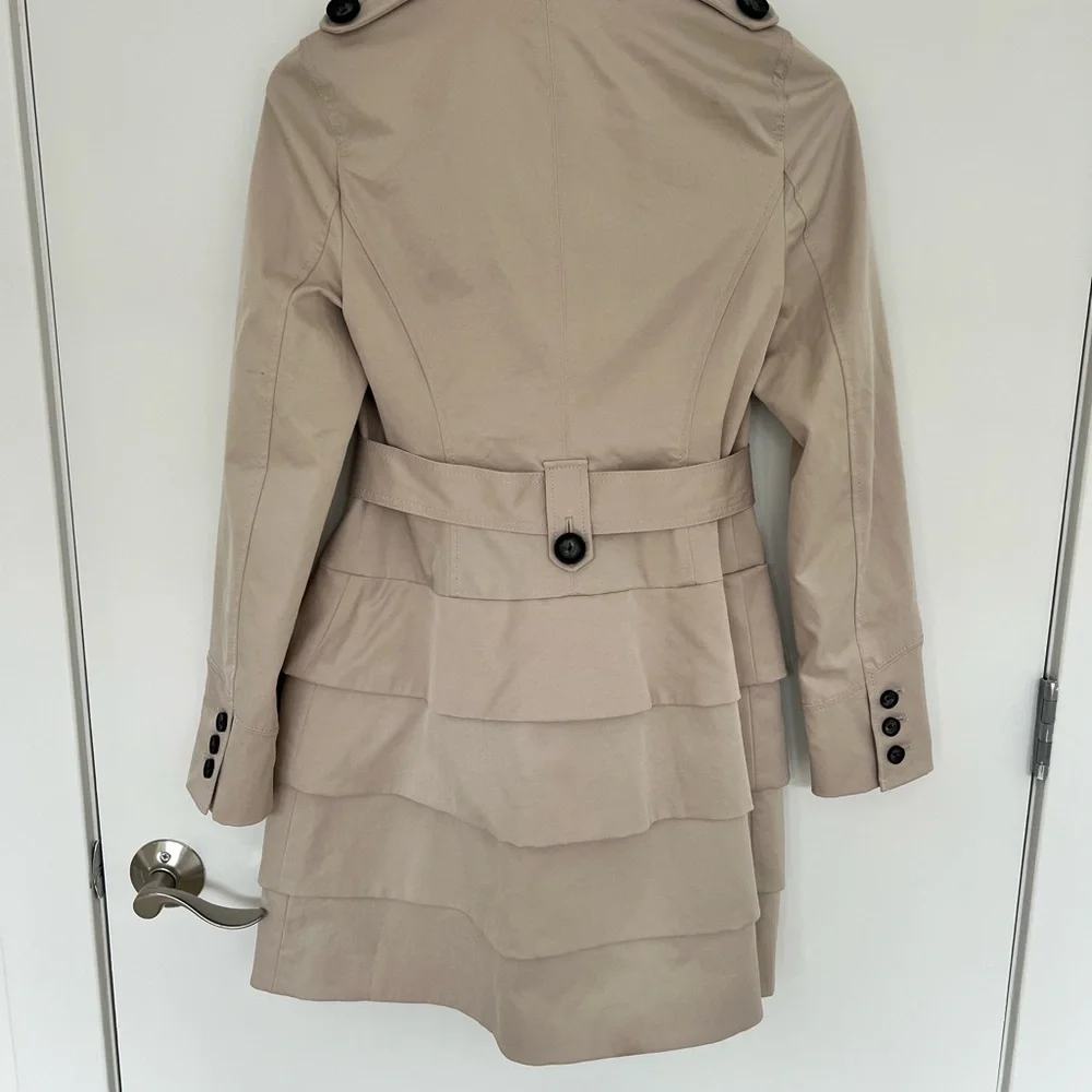 IDRA Anthropologie Two Paths Trench coat 2 - Picture 4 of 10